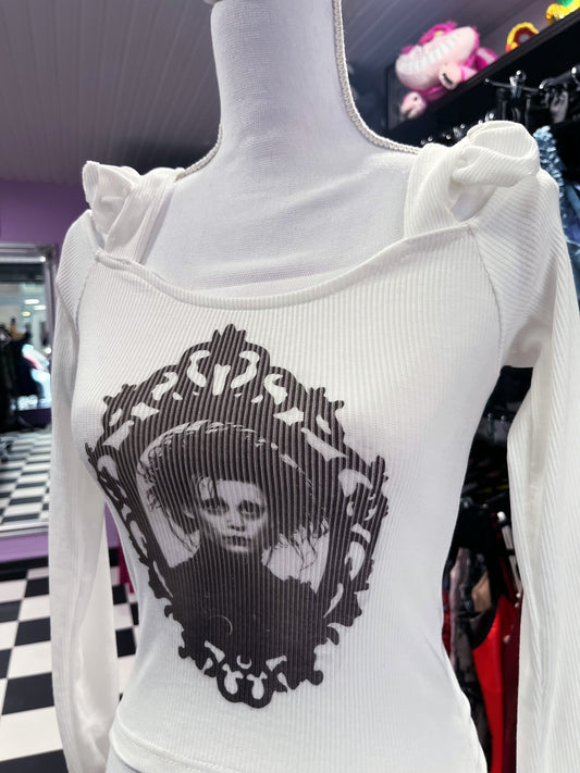 Edward REWORKED white top ✂️