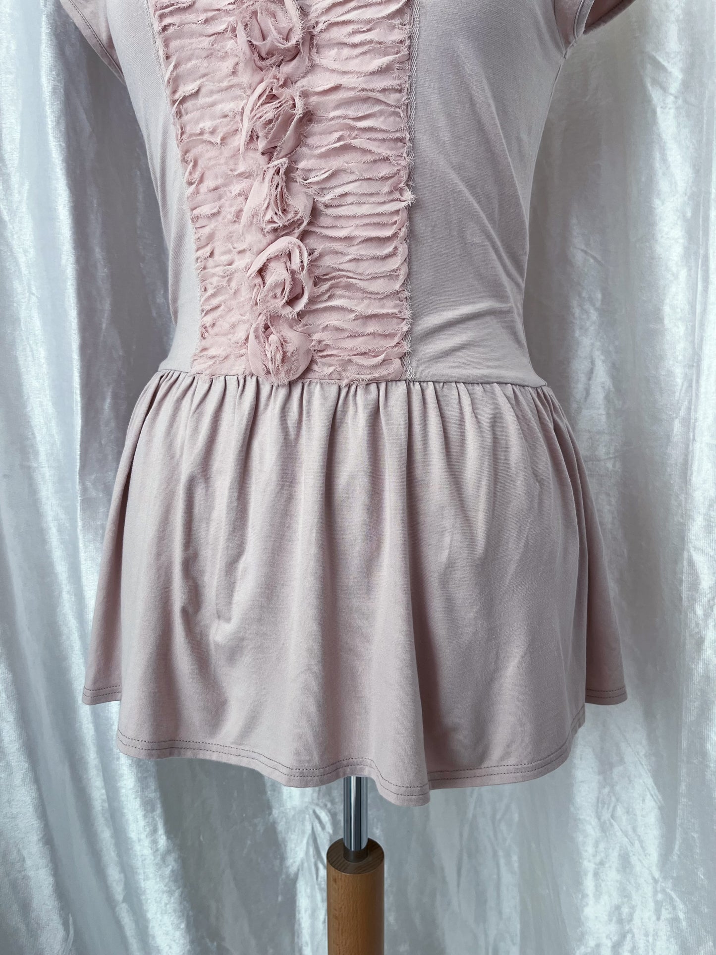 Miss Selfridge coquette lolita pink rose top 💞🌹