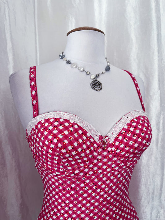 Beautiful picnic coquette bustier top 💐🎀