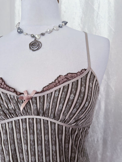00’s coquette lingerie top 🎀✨