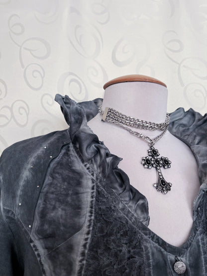 Gothic / Medieval grey shirt 🦇🐭
