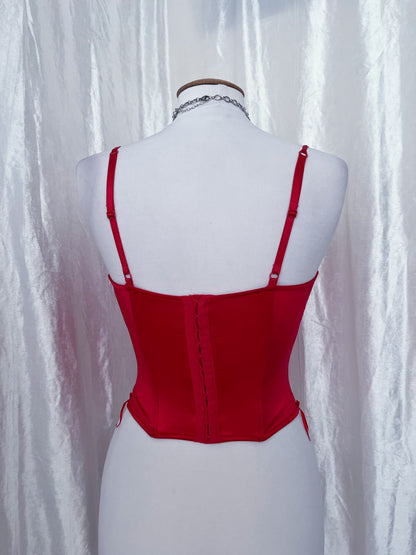 Old hot H&M corset with lace-up detail ❤️‍🔥