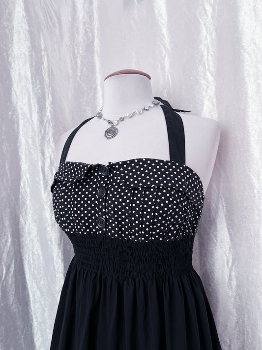 00’s Fishbone polka dress 🎶