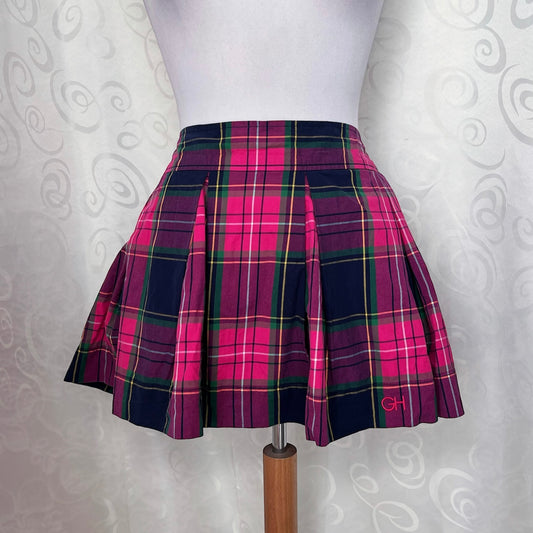 Emo/Scene tartan pink skirt 🎀🎸