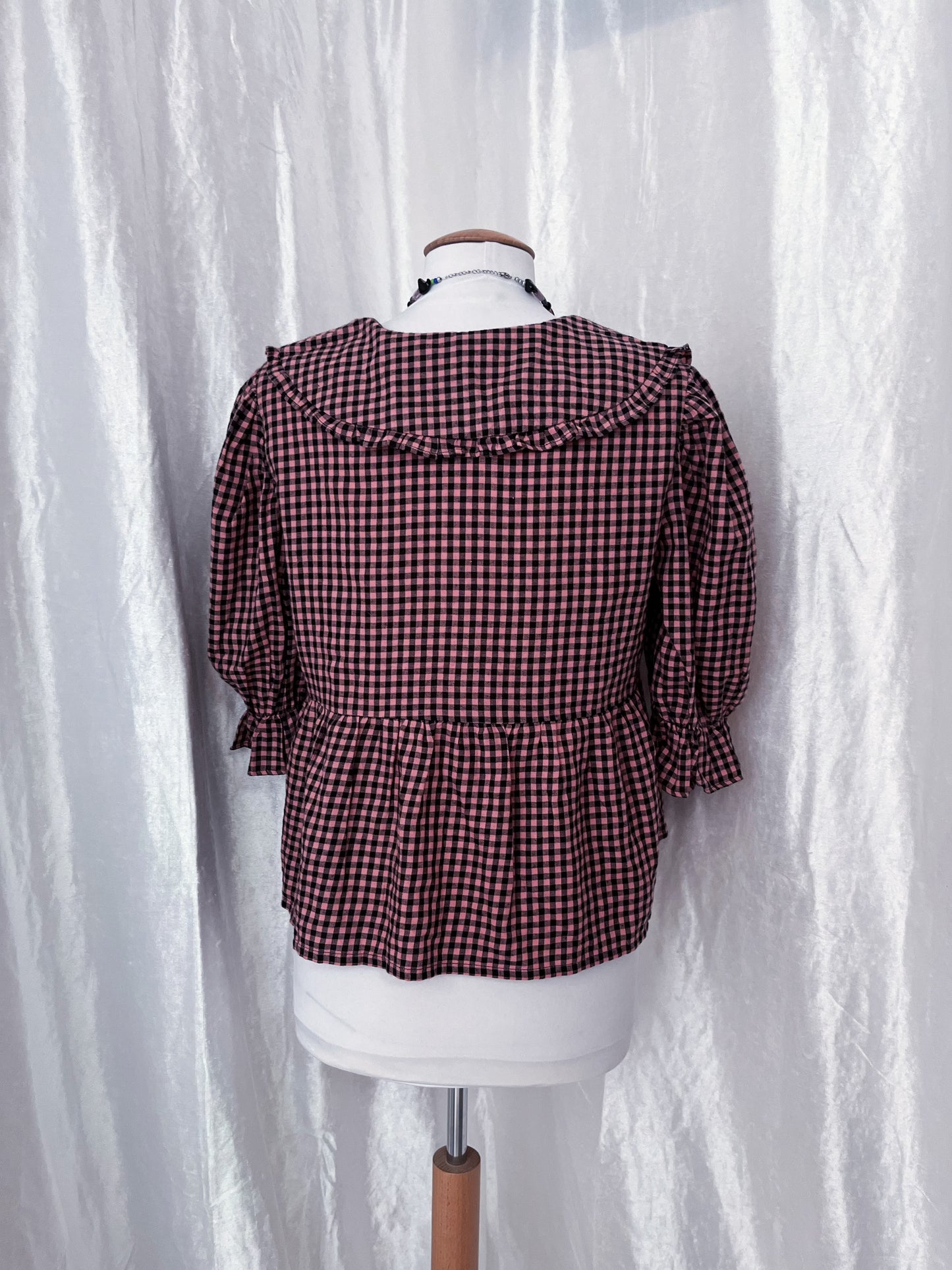 Miss Selfridge picnic coquette checked shirt 🧺
