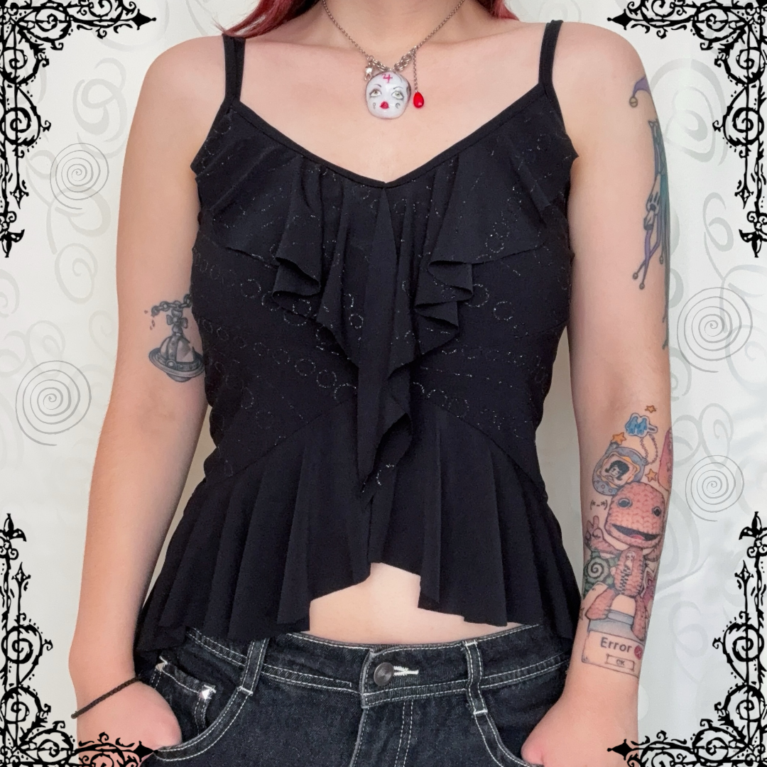 00’s dark fairy cami top 🧚🏾
