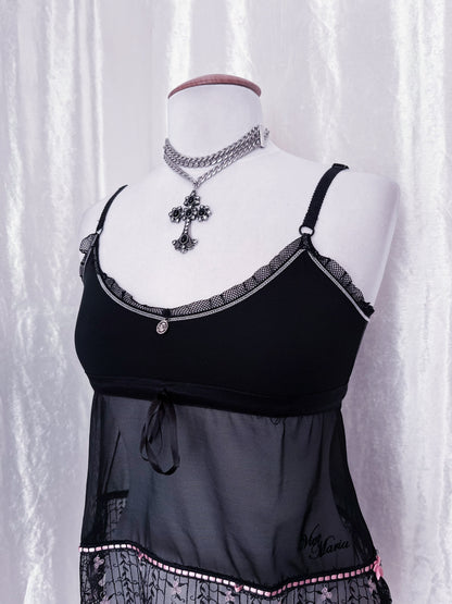 VIVE MARIA rare mesh cami top 🎀