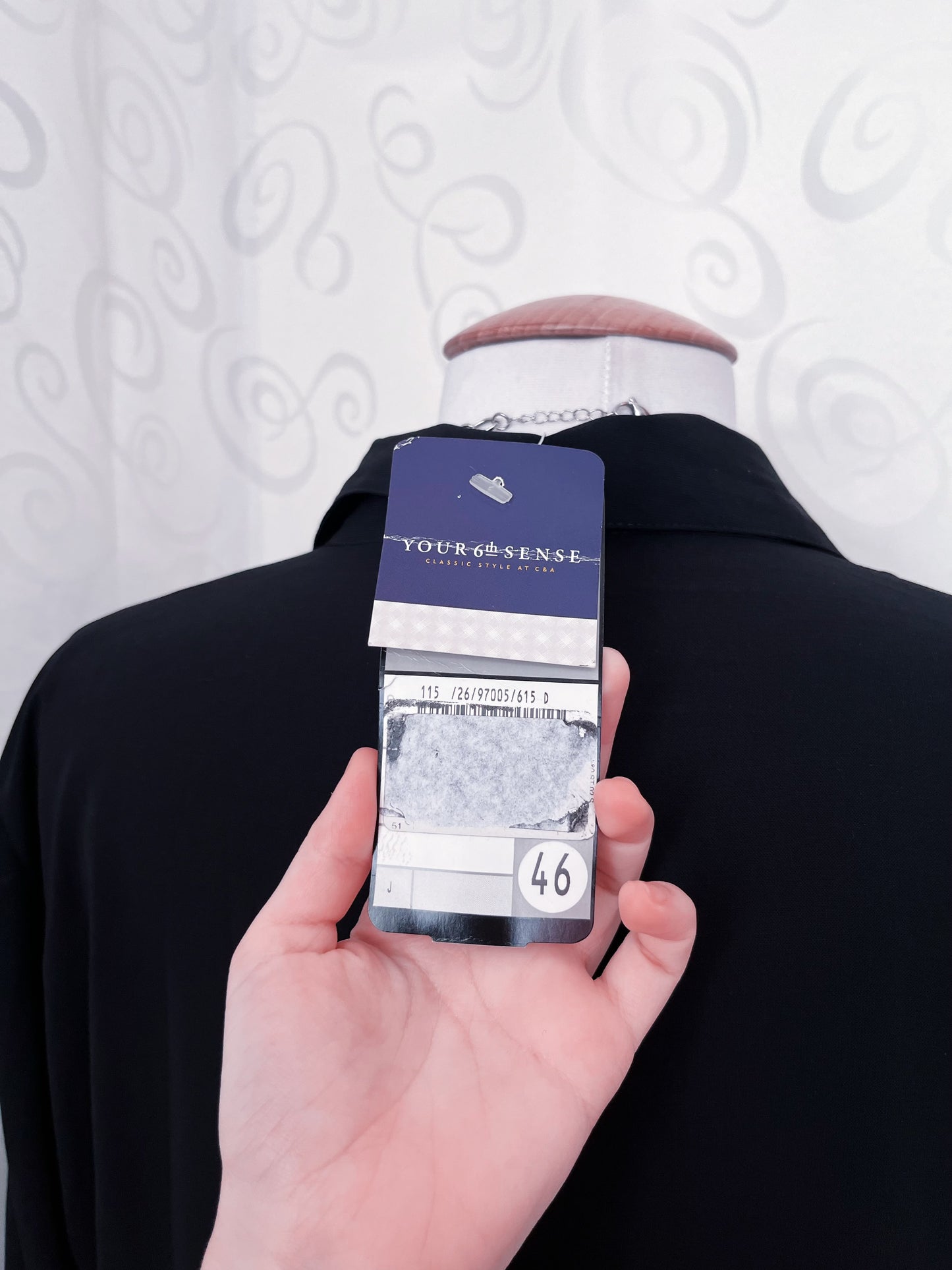 Vintage Your Sixth Sense Gothic victorian style ruffle black shirt 🕸️🕷️