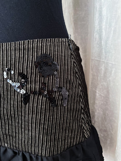00’s Morgan dark coquette skirt