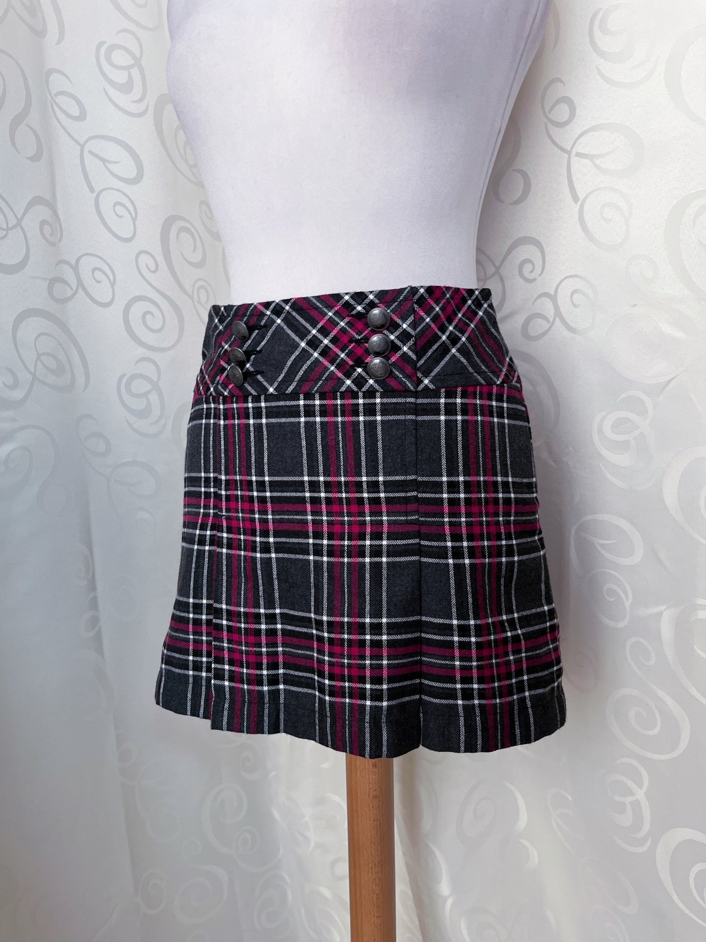 Alt tartan checked skirt 🌀💜