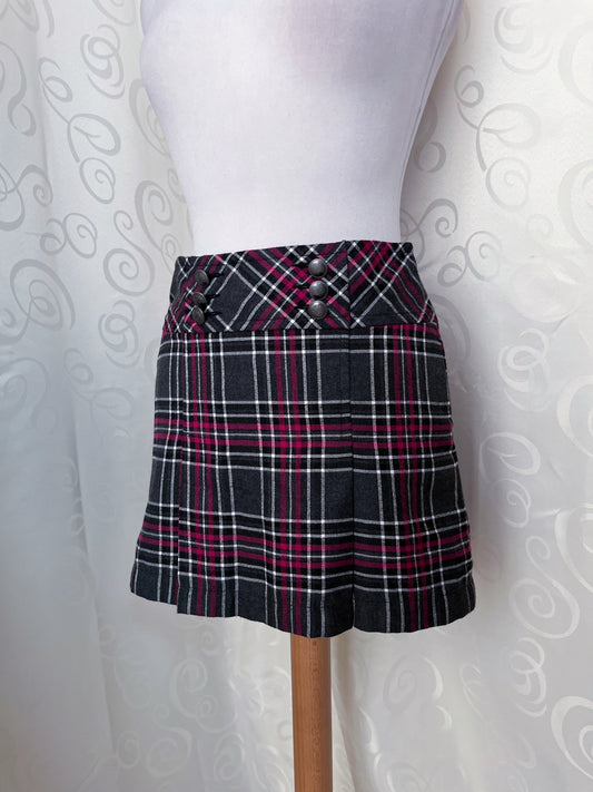 Alt tartan checked skirt 🌀💜