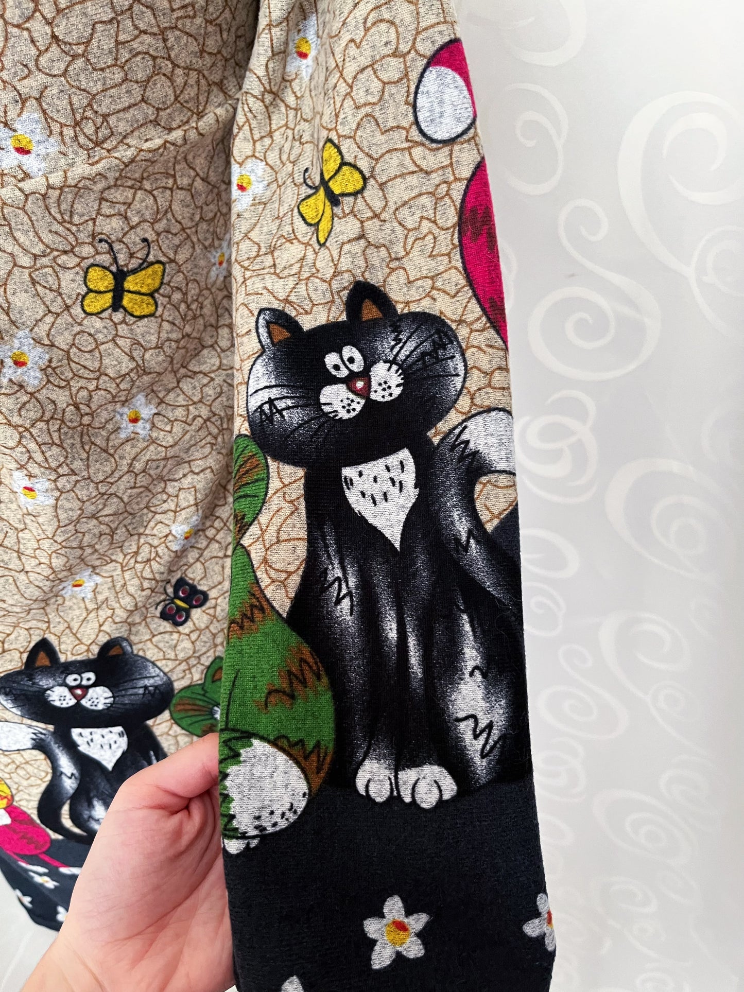 00's Whimsy Twee dress with kittens design🐈😽