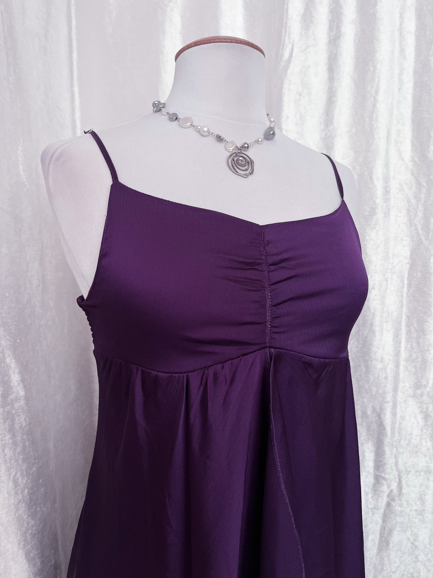 00’s whimsy fairy purple double-layered dress 🧚🏻‍♀️💜