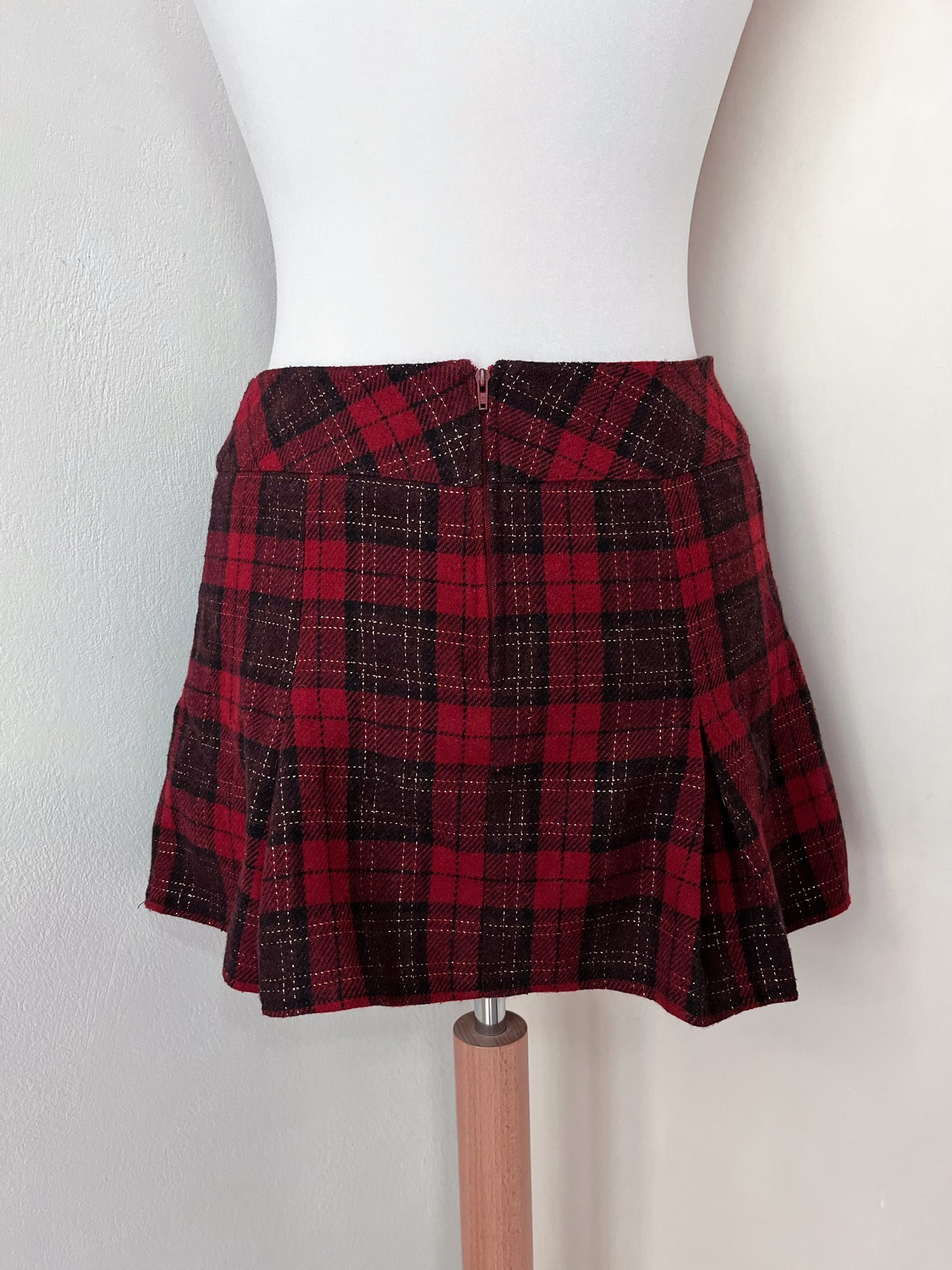 Pimkie tartan red skirt 🎸