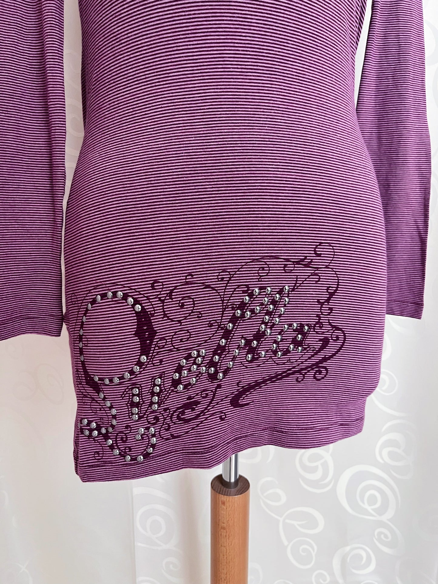 00’s Twee striped tunic top 🎀