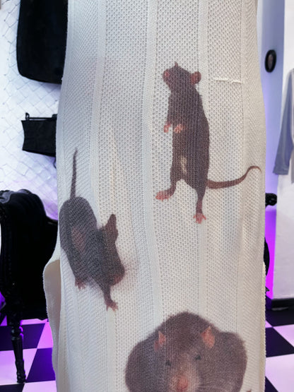 Rats REWORKED knit dress 🐀