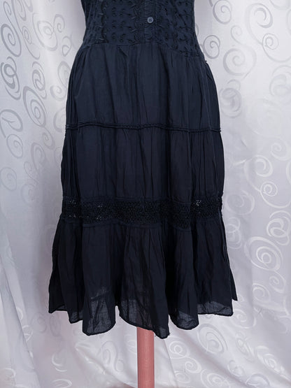 00’s gothic cotton dress 🦇