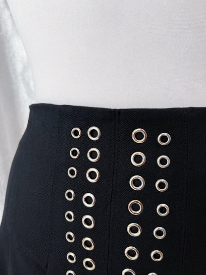 Deadstock Zara pleated alt skirt with rings detail 💀