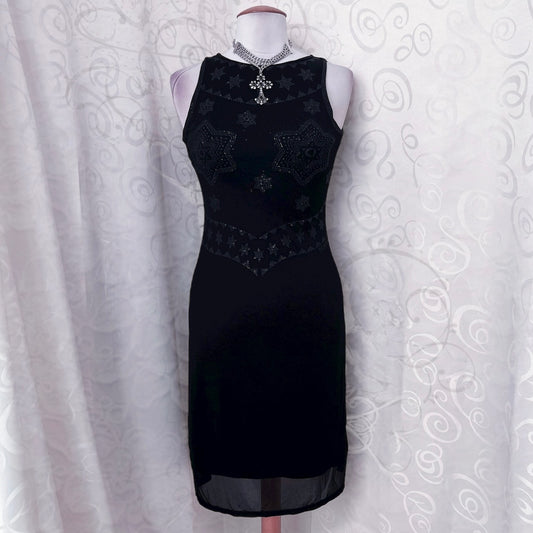 00's Morgan De Toi whimsy mesh star dress 🔮⭐️