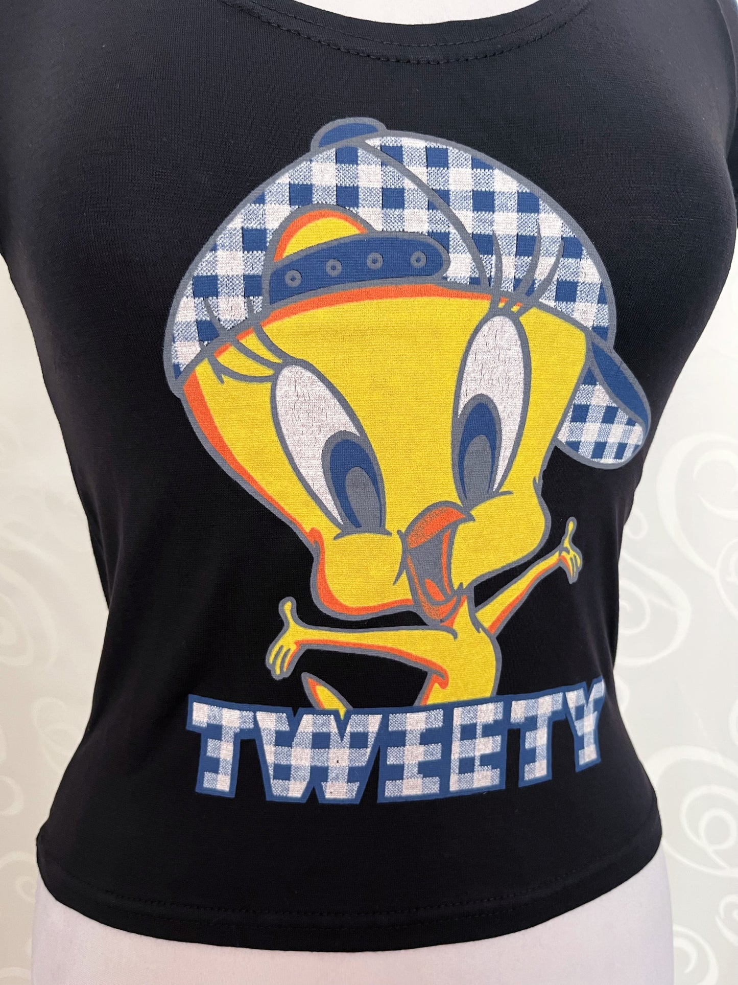 00’s Deadstock black Tweety baby tee 🐥