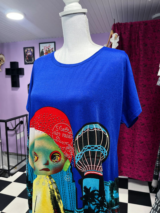 Twee Blythe in Paris oversize tee 🌀