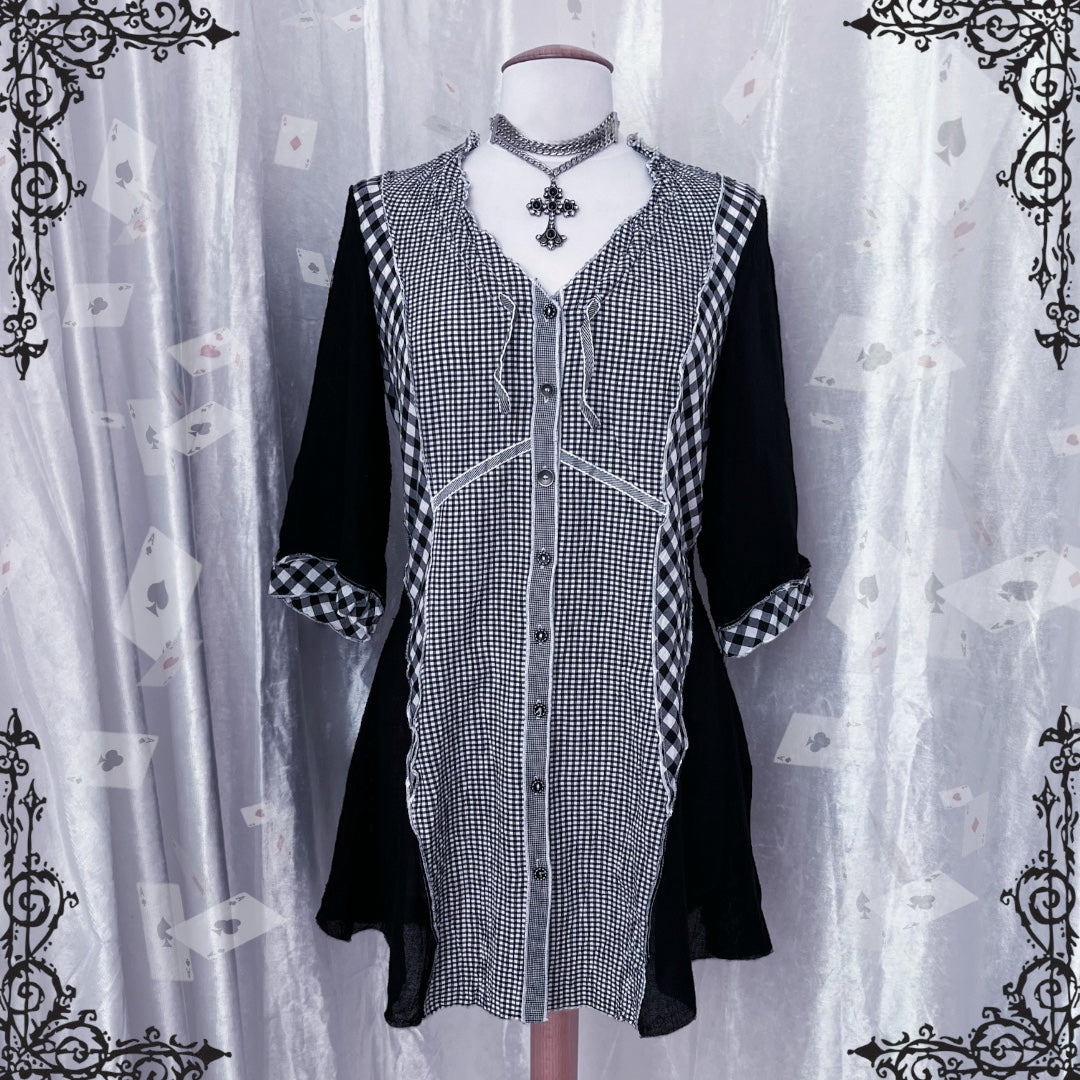 ♱Dark Coquette Milkmaid dress♱