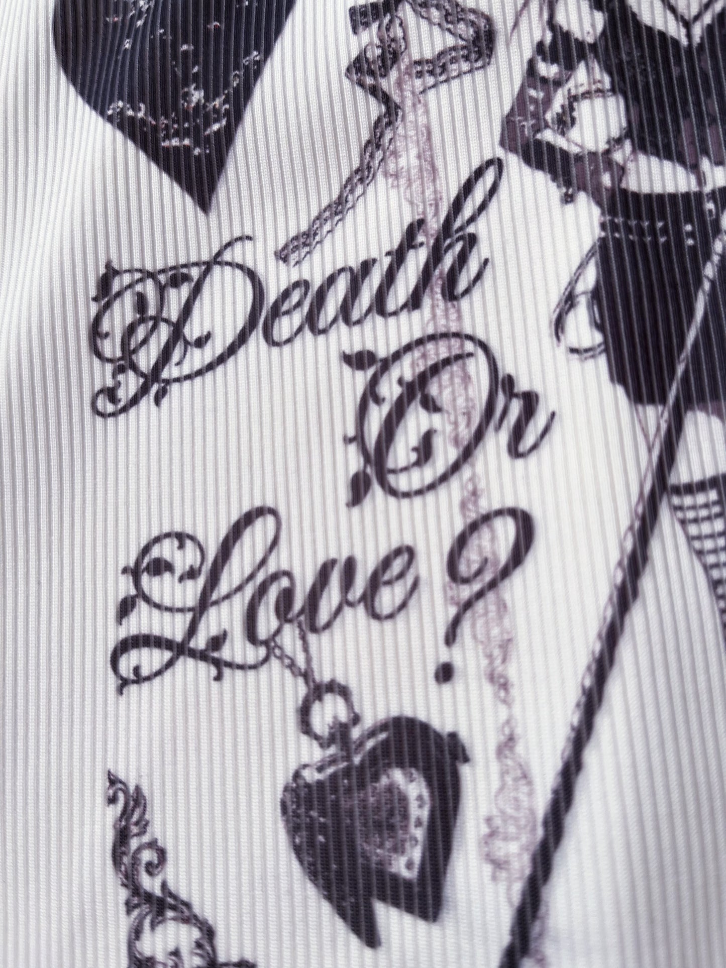 Death or Love REWORKED tank top 📓🥀