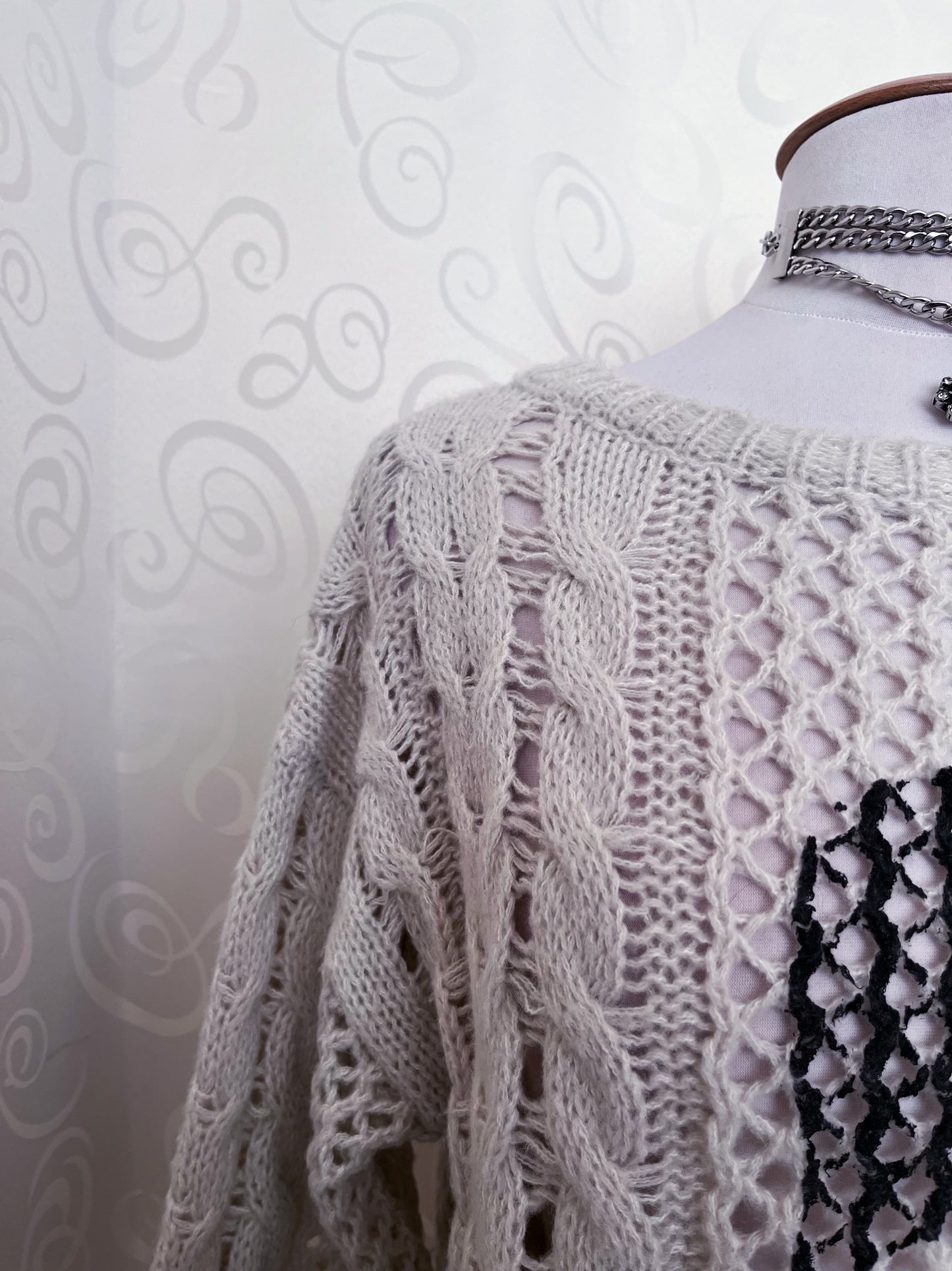 Modern Alt skull knit 💀