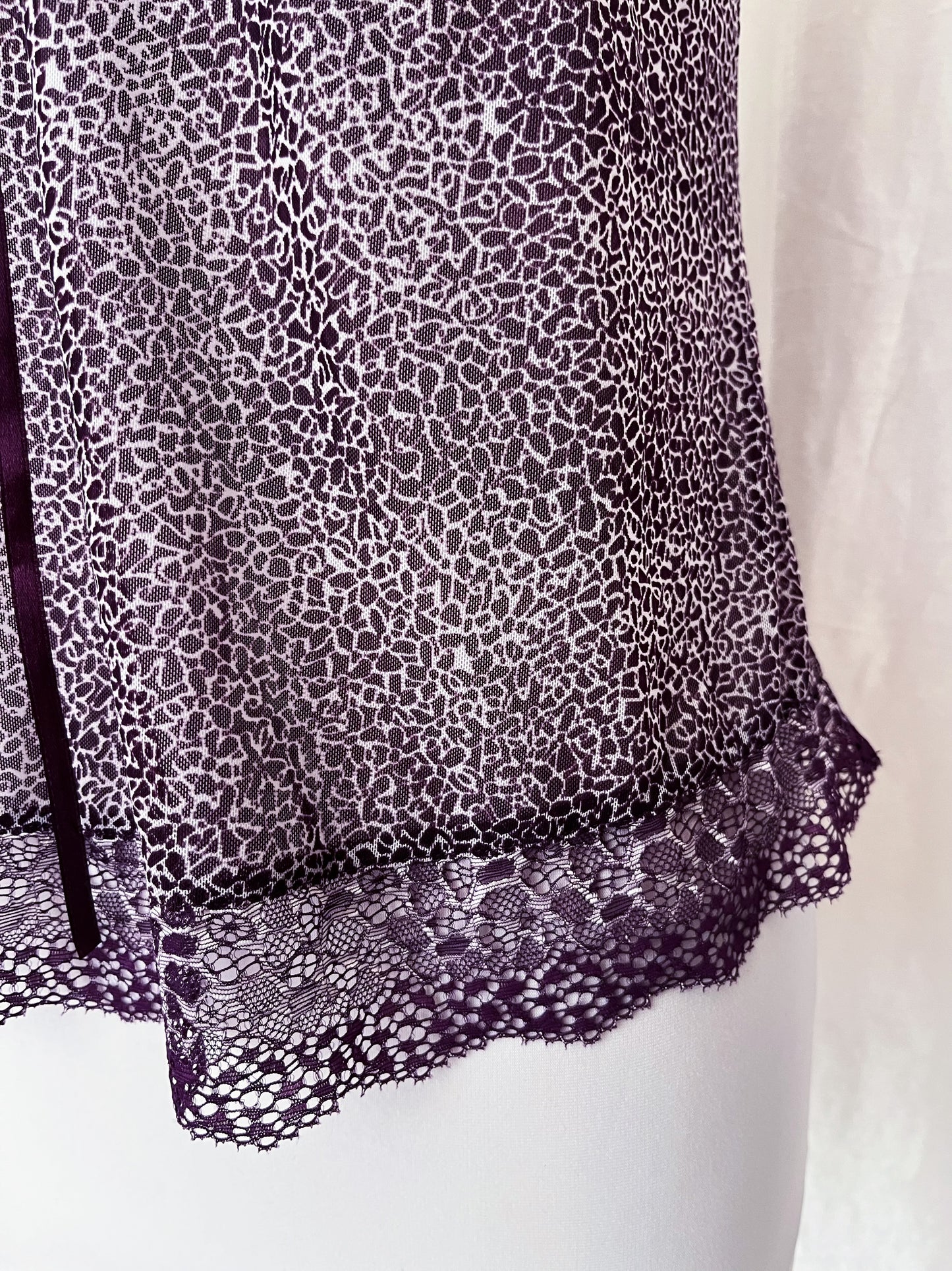 Hot little coquette see-through cami top 🐆💜