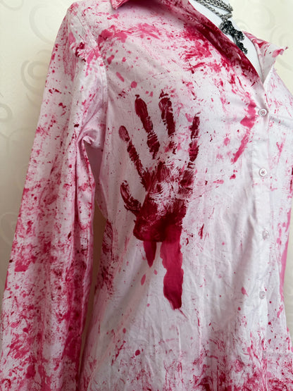 Iconic emo bloody shirt 🫀🩸🔪