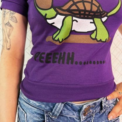 Cute purple turtle tee 🌀💜
