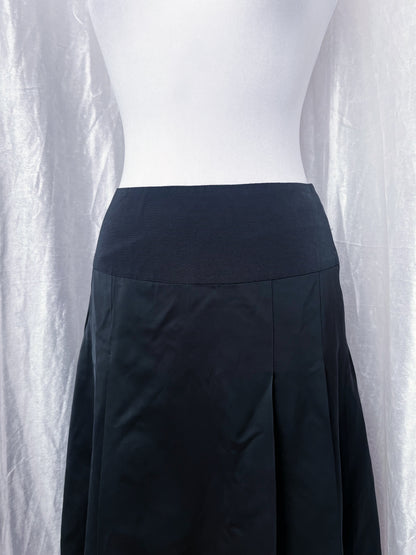 00’s Monsoon black midi skirt