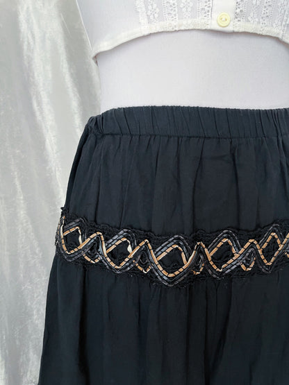 00's whimsy brown skirt 🧸🪽