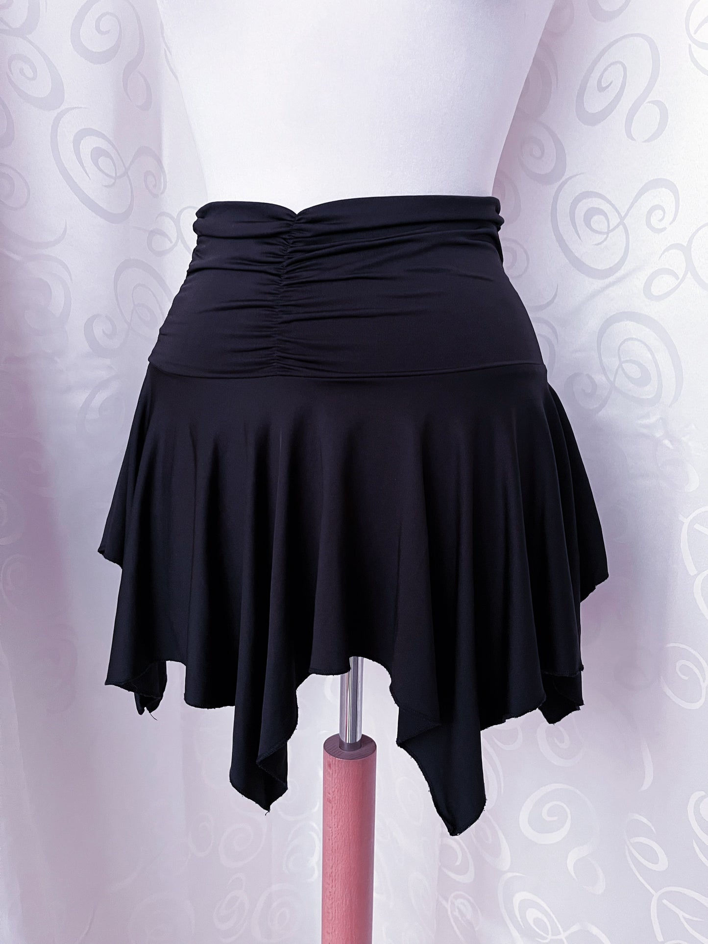 Witchy black asymmetrical skirt 🔮