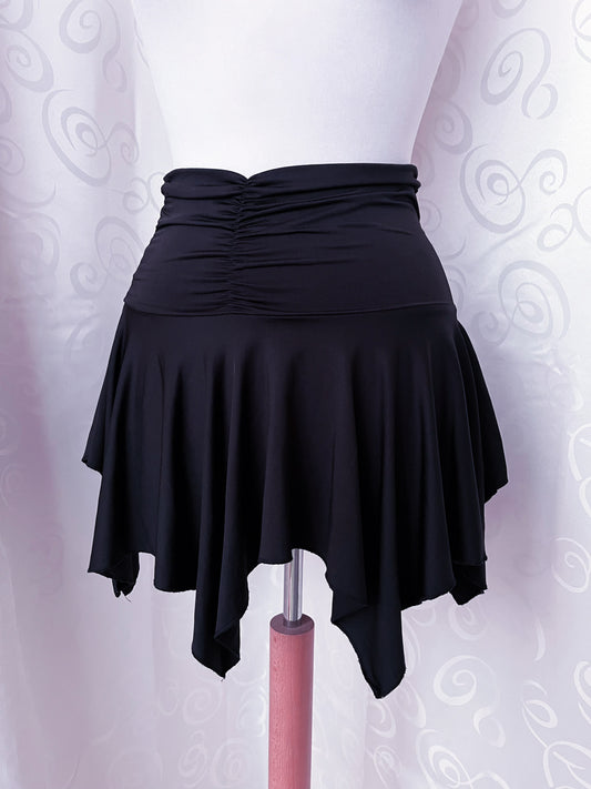 Witchy black asymmetrical skirt 🔮