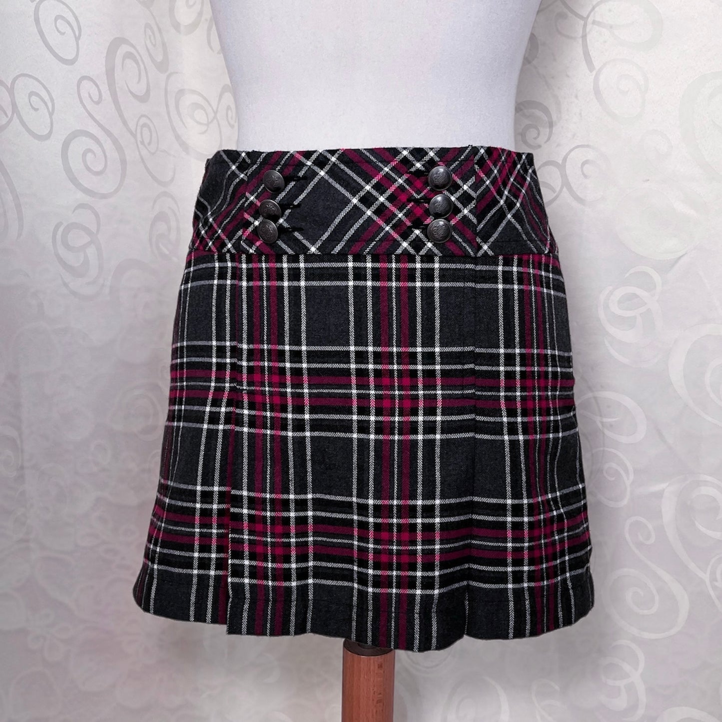 Alt tartan checked skirt 🌀💜