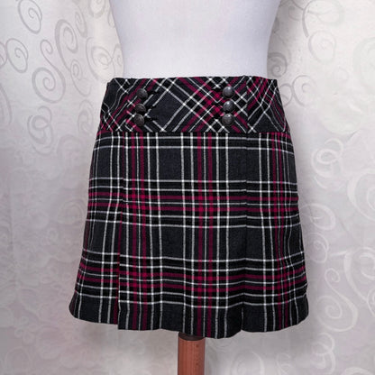 Alt tartan checked skirt 🌀💜