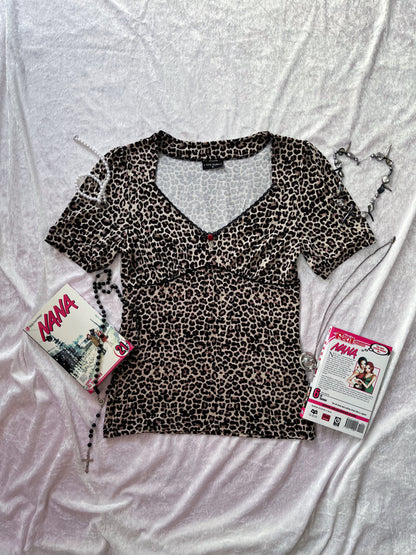 VIVE MARIA animal print top 🐆🌹