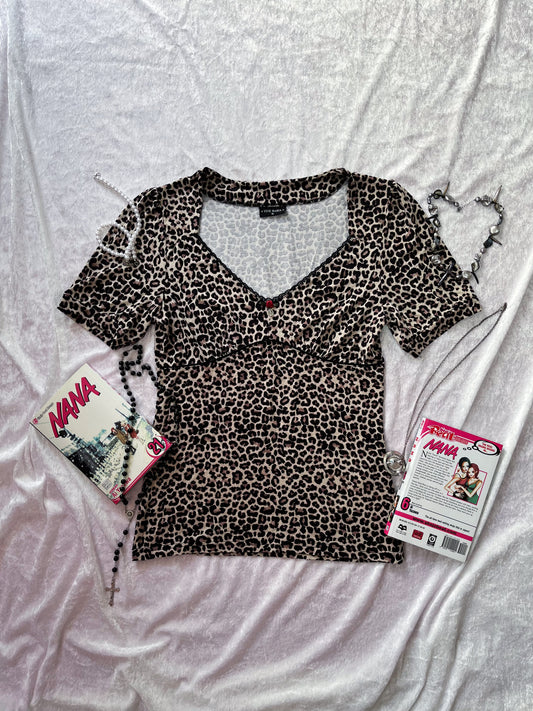 VIVE MARIA animal print top 🐆🌹