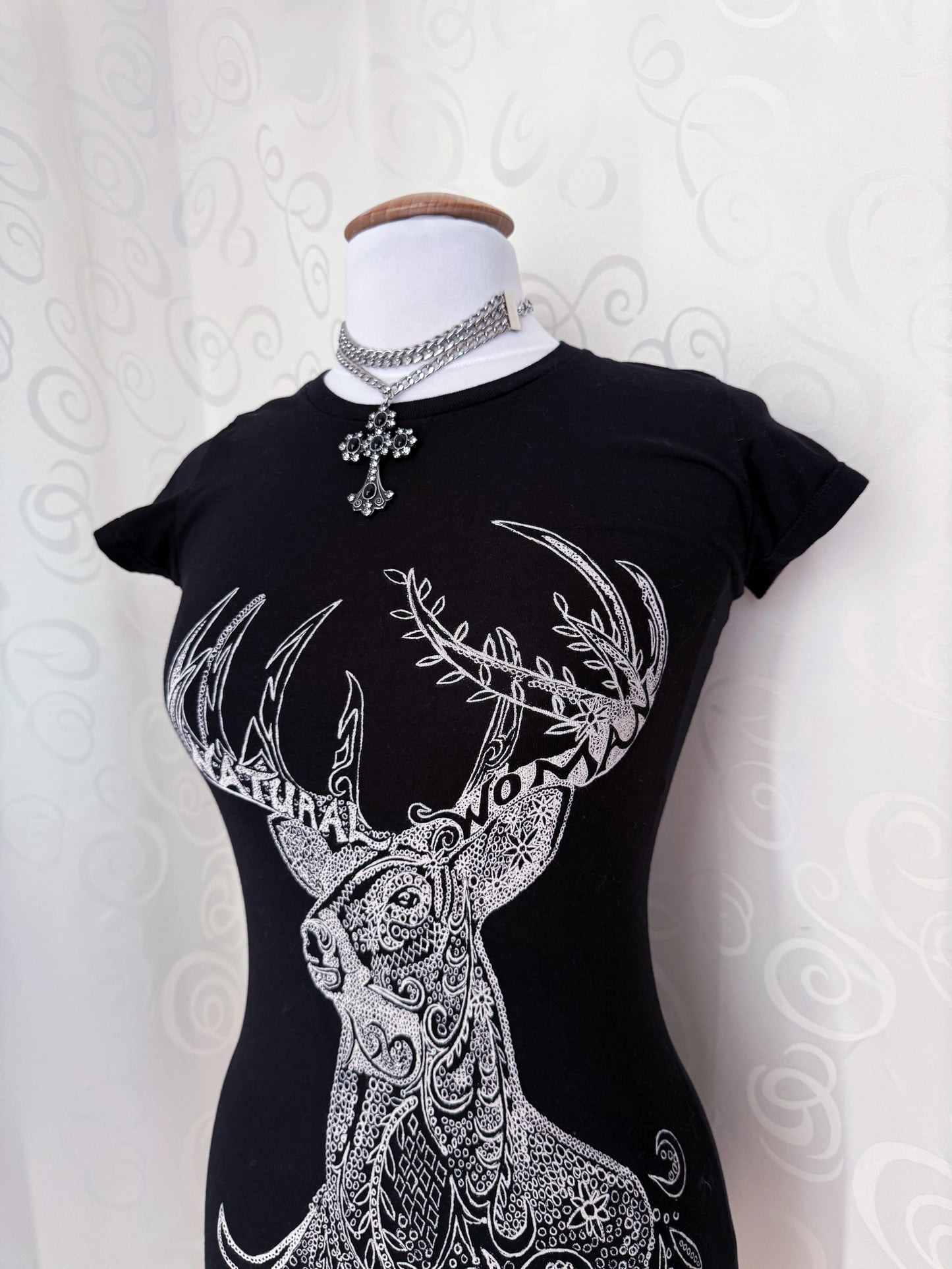 Whimsy deer tee 🦌🌀