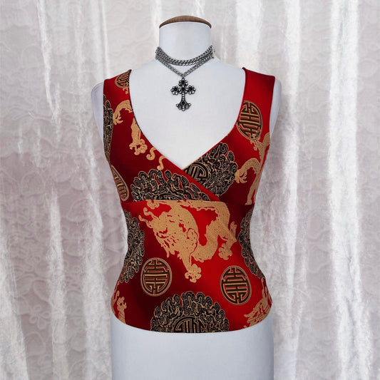 00's Orsay Asian style top 🐉