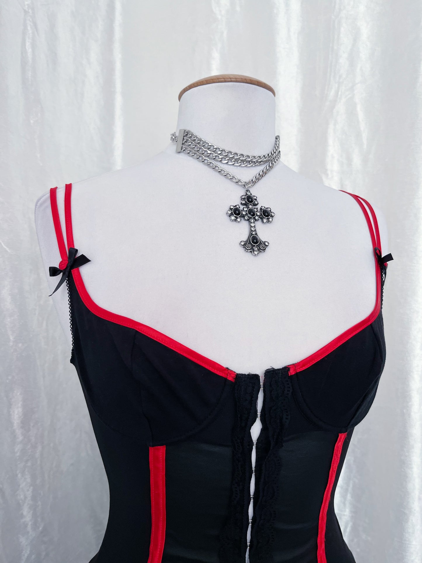 00’s Intimissimi mesh corset top ♥️🖤