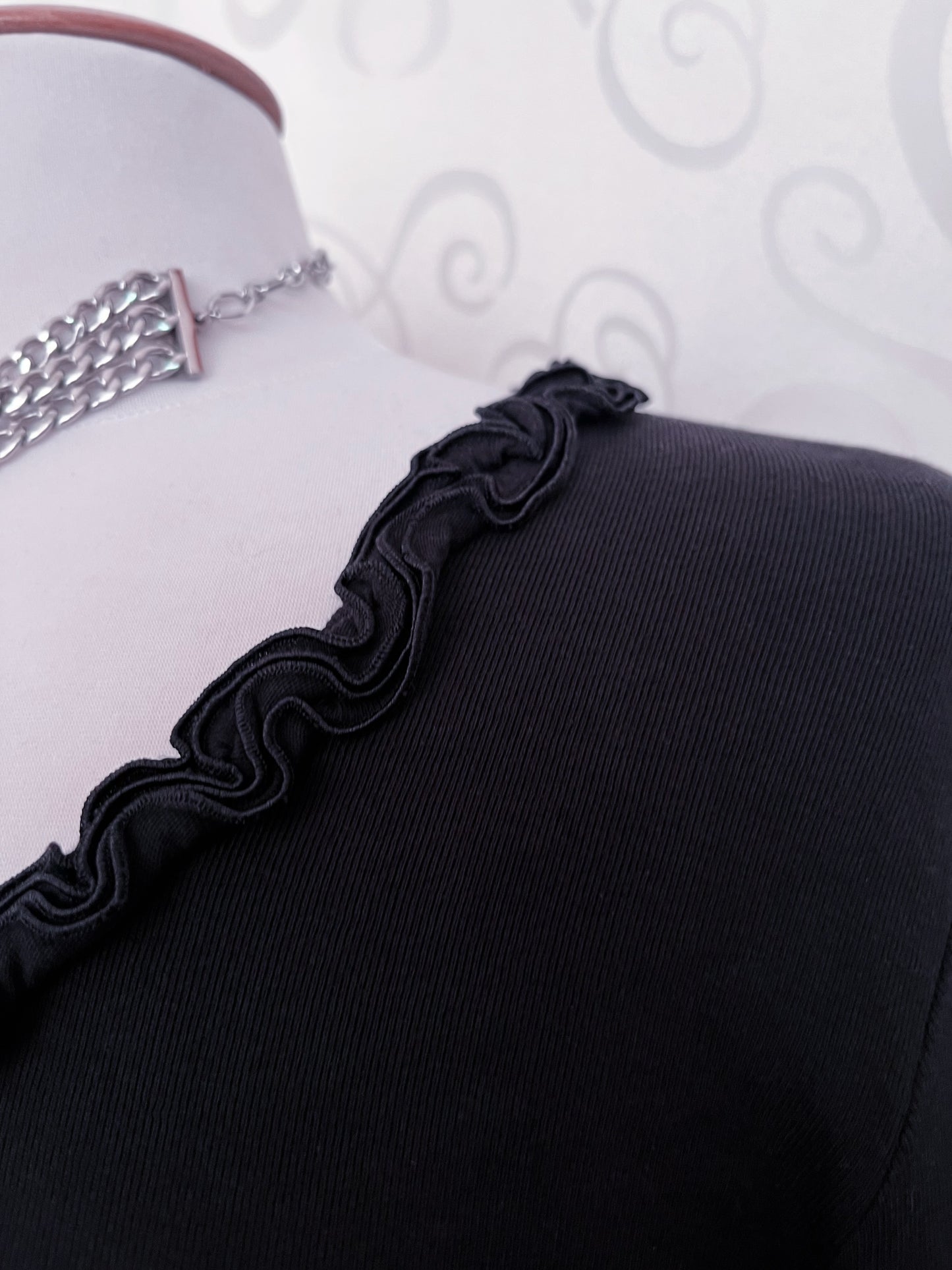 Street One gothic black shirt/cardigan 🦇