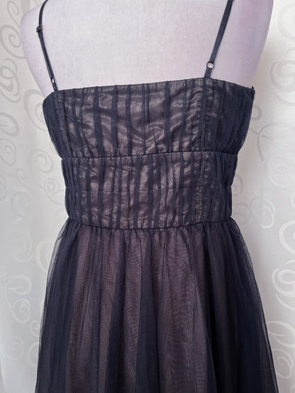 00's Espirit whimsygoth tulle dress 🌀🦇