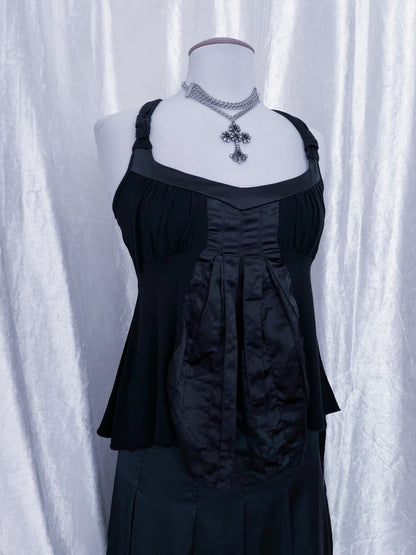 00’s Morgan witchy black top 🧙🏻