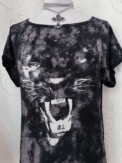00’s Xdye Tie Dye panther tee 🐈‍⬛