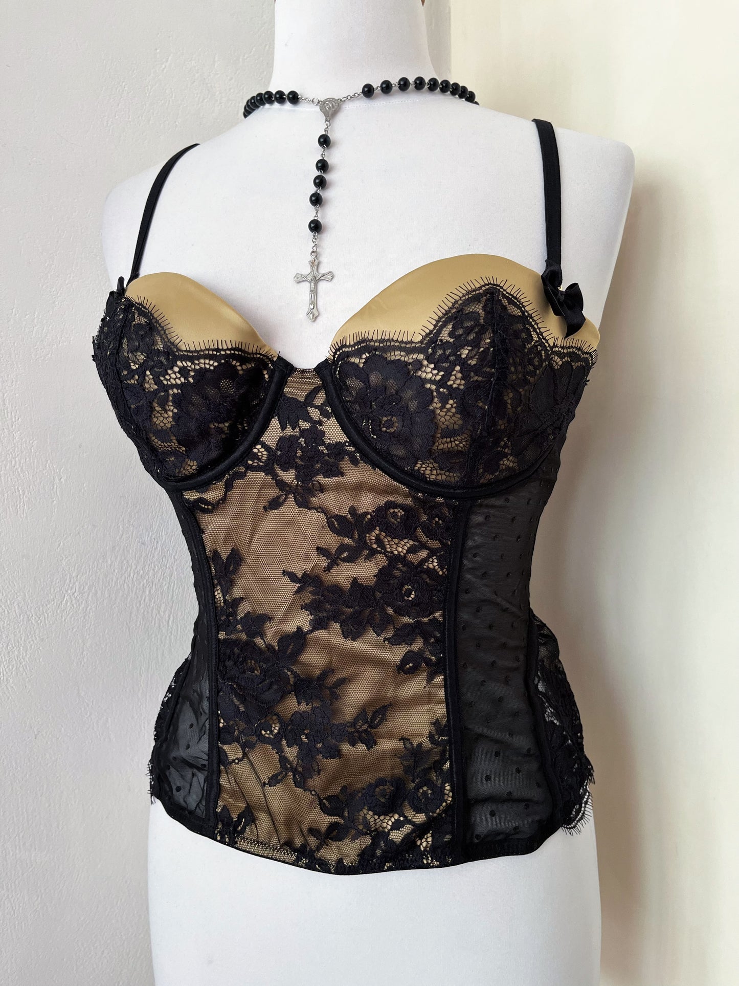 Gothic golden lace corset ✨