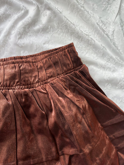 00’s whimsy fairy light brown skirt