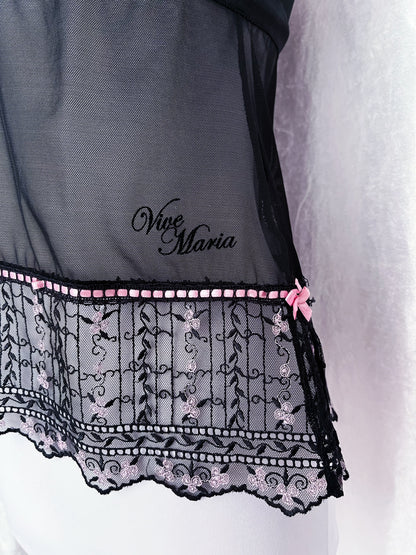 VIVE MARIA rare mesh cami top 🎀