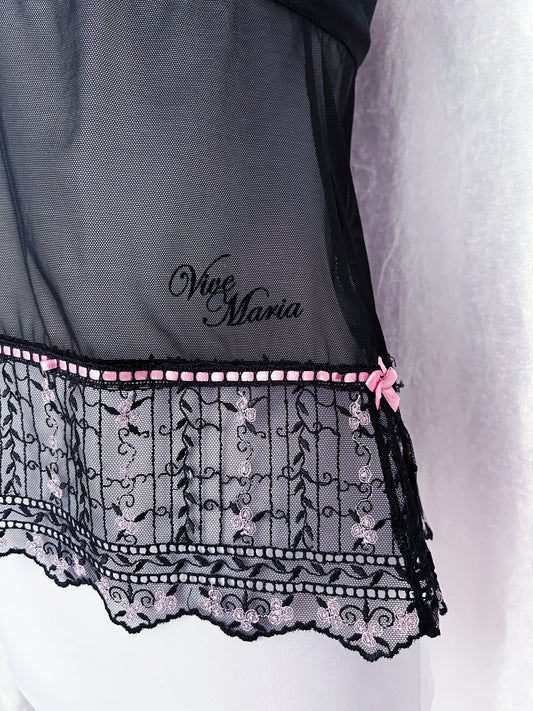 VIVE MARIA rare mesh cami top 🎀